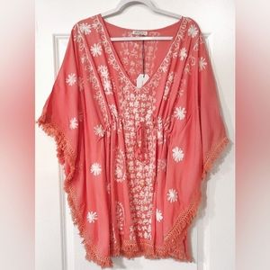 NWT Kimono Swim CoverUp Tunic Top